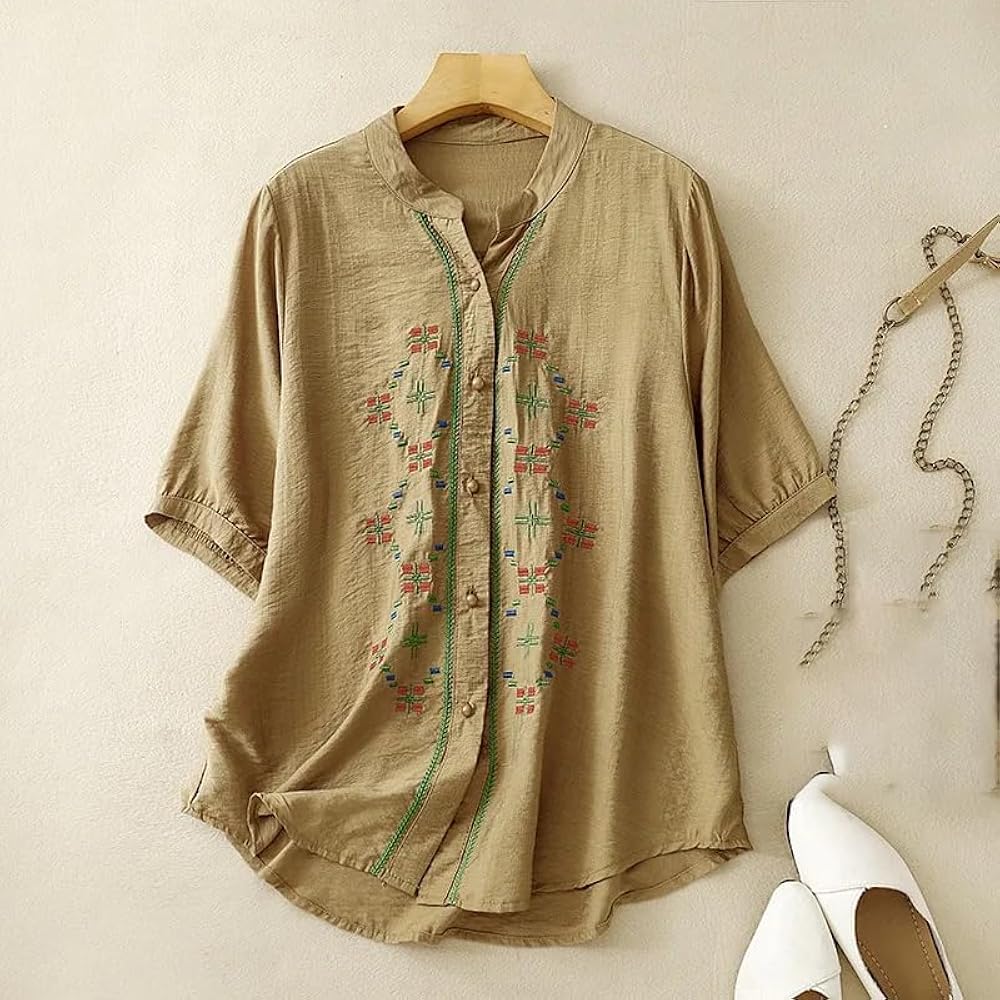 KAMILi カミリ/ COTTON LINEN OVER BLOUSE KAMILi カミリ/ COTTON LINEN OVER BLOUSE